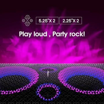 Premium Hisense Wireless Party Speaker with 300W Bass