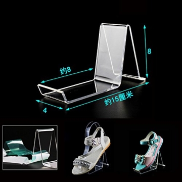 mollensiuer Clear Acrylic Shoe Display Stands for Sale