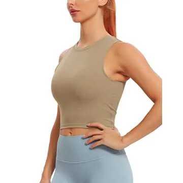 Natural Feelings Nudi Sports Bras for Women - Padded Tank Tops