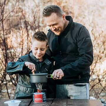 MalloMe Backpacking Stove - Portable Camping Stove - Small Backpack Camp Single Burner for Propane B...