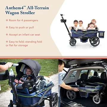 Gladly Family Anthem4 Quad Stroller Wagon for All Terrains