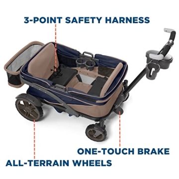 Gladly Family Anthem4 Quad Stroller Wagon for All Terrains