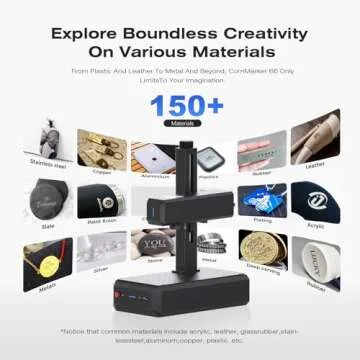 ComMarker B6 20W Fiber Laser Engraver, Auto Focus Screen