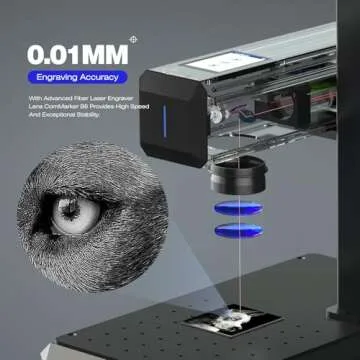 ComMarker B6 20W Fiber Laser Engraver, Auto Focus Screen