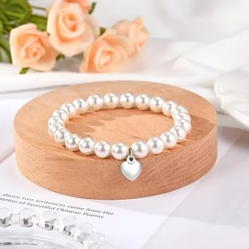 UPROMI Mother of the Groom Pearl Bracelet Wedding Gift