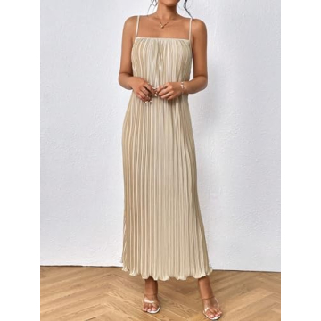 OYOANGLE Khaki Maxi Dress for Comfort and Style