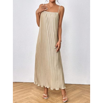 OYOANGLE Khaki Maxi Dress for Comfort and Style
