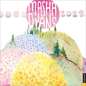 Masha D'yans 2022 Artistic Wall Calendar for Home and Office