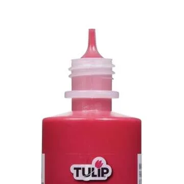 Tulip 41402 Dimensional Fabric Paint 4oz Slick Deep Red