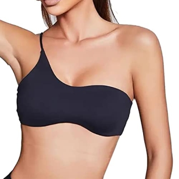 CAKCEATL Stylish One Shoulder Crop Top for Women