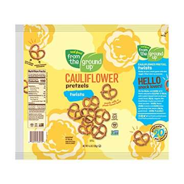 From The Ground Up, Original Cauliflower Pretzel Twists, 4.5 Ounce