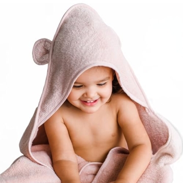 Natemia Premium Hooded Baby Bath Towel - Award Winning Baby Towels with Hood Made Using 100% Organic...