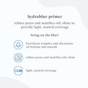 Dermalogica Hydrablur Primer (0.75 Fl Oz) Hydrating Makeup Primer - Refines Pores and Mattifies Oily Shine To Provide Light, Neutral Coverage