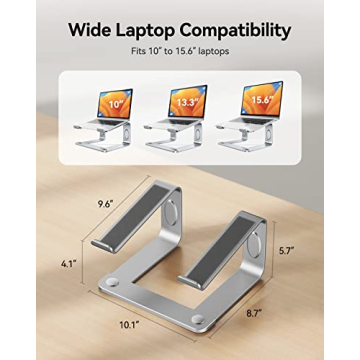 LORYERGO Ergonomic Laptop Stand for Comfort and Style