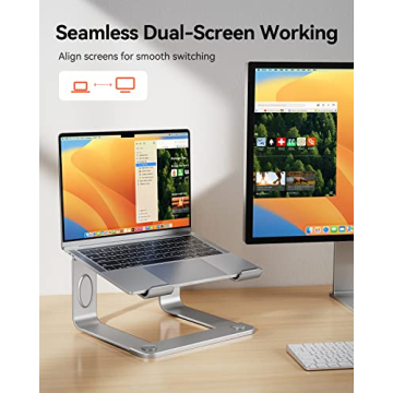 LORYERGO Ergonomic Laptop Stand for Comfort and Style