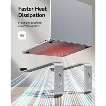 LORYERGO Ergonomic Laptop Stand for Comfort and Style