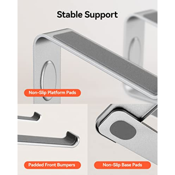 LORYERGO Ergonomic Laptop Stand for Comfort and Style