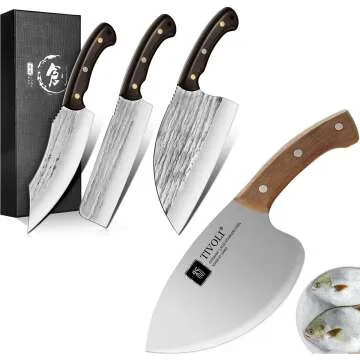 Premium Butcher Knife Set for Kitchen & BBQ
