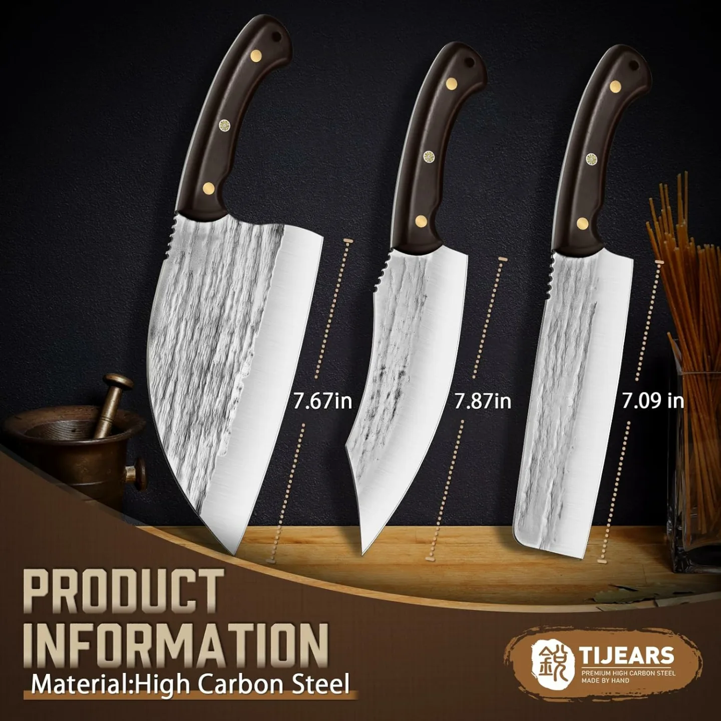 Premium Butcher Knife Set for Kitchen & BBQ