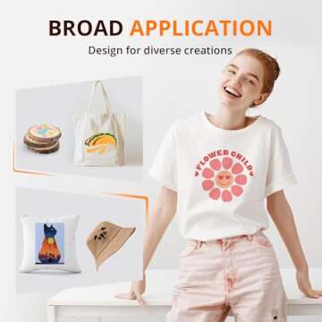 HTVRONT Heat Press Machine for T Shirts - 15x15 Swing Away Shirt Press Machine - Professional Heat Press for Sublimation, Vinyl, Heat Transfer Projects, Heats Up Fast & Distribute Heat Evenly (Blue)