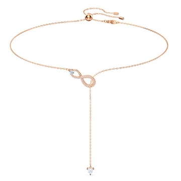 Elegant SWAROVSKI Women's Hyperbola Crystal Jewelry Collection - Rhodium & Rose Gold