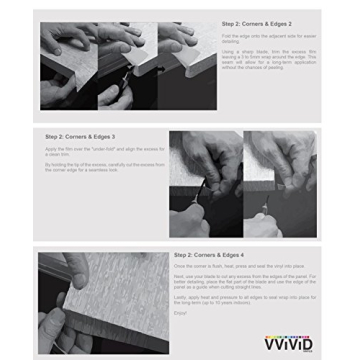 VViViD Architectural White Grey Marble Vinyl Film 16x6.5ft