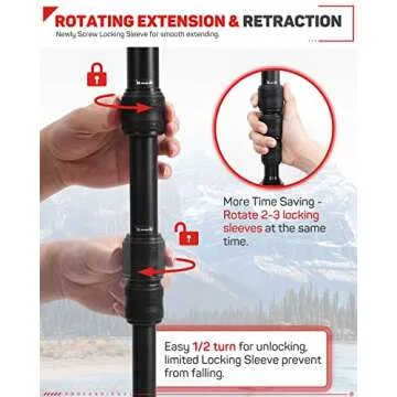 IFOOTAGE 71" Lightweight Aluminum Monopod for Cameras