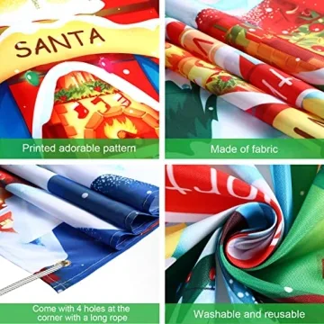 Extra Large North Pole Backdrop for Holiday Decor