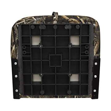 Comfortable Wise Camo High Back Boat Seat for Fishing