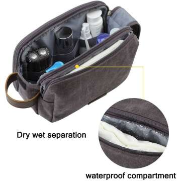 Travel Toiletry Organizer for Efficient Packing