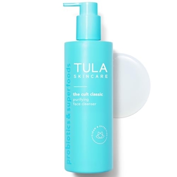 TULA Skin Care Cult Classic Purifying Face Cleanser - Jumbo Size, Gentle and Effective for All Skin ...