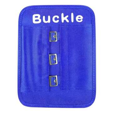 LST LISKTO Dress Learning Boards Preschool Early Educational to Basic Life Skills Dress Learning Boards Learn to Button,Buckle,Zip,Snap,Lace & Tie