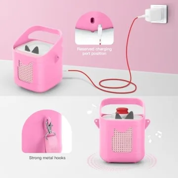 Seracle Shockproof Silicone Case for Toniebox 2 & 1 Audio Player, Scratch-Resistant Protective Cover...