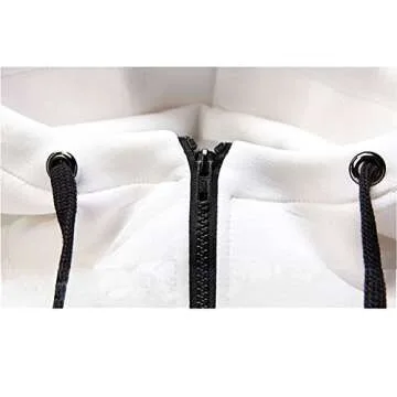 ZUEVI Men's Casual Striped Drawstring Hooded And Zipper Closure Hoodies Slim Fit Lightweight Sweatsh...