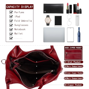 KOGTLA Vegan Leather Handbag for Stylish Women