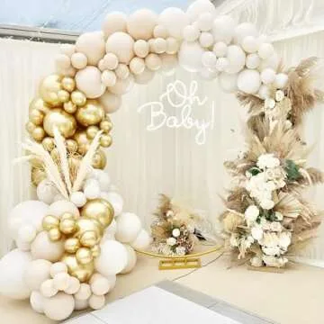 Voircoloria White Sand Balloons for Elegant Celebrations