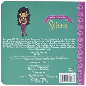 Bilingual Picture Book of Selena for Kids