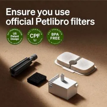 PETLIBRO Replacement Filters for Cat Water Fountain - 8 Pack