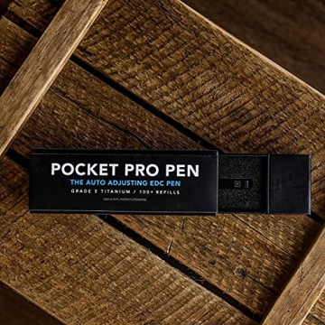 BIG IDEA DESIGN Ti Pocket Pro EDC Pen Titanium Black