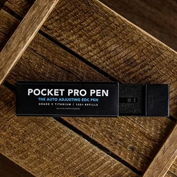 BIG IDEA DESIGN Ti Pocket Pro EDC Pen Titanium Black