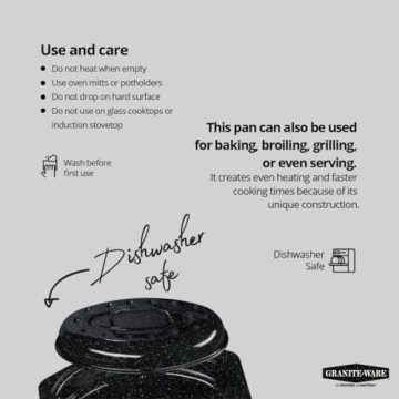 Granite Ware 13-Inch Oval Roaster – Ideal for 7 lb Meals