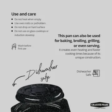 Granite Ware 13-Inch Oval Roaster – Ideal for 7 lb Meals