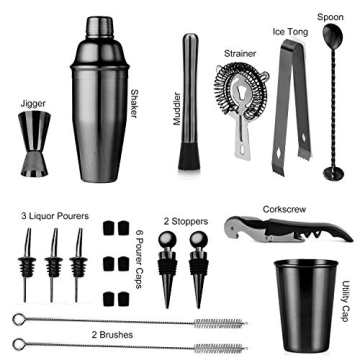 Soing 24-Piece Cocktail Shaker Set for Home Bartending