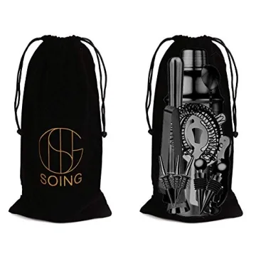 Soing 24-Piece Cocktail Shaker Set for Home Bartending
