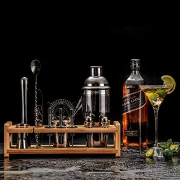 Soing 24-Piece Cocktail Shaker Set for Home Bartending