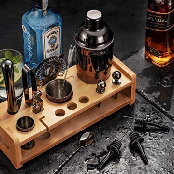 Soing 24-Piece Cocktail Shaker Set for Home Bartending