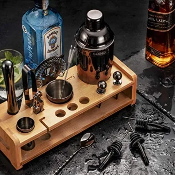 Soing 24-Piece Cocktail Shaker Set for Home Bartending