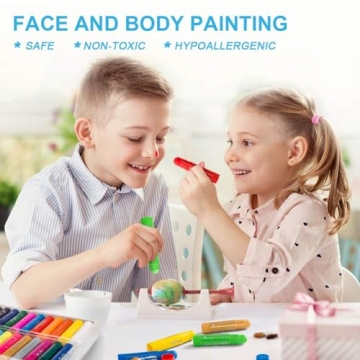 MayMoi Paint Sticks for Kids - Quick Drying Washable Colors