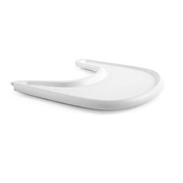 Stokke Adjustable Ergonomic Tripp Trapp High Chair with Baby Set - Natural & Tripp Trapp Tray - White