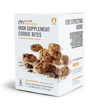 Prenatal Iron Cookie Bites - Chocolate Chip Delight
